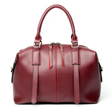Новая женская сумка из натуральной кожи в стиле Бостона, Европейский стиль, простая сумка, модная трендовая сумка на плечо, Офисная Женская Сумка-тоут
