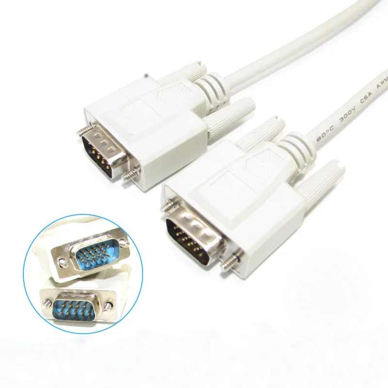 1.5M 9Pin To 15 Pin VGA Connector To Serial Port Line VGA To 232 Line