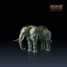 Медные украшения Мастер "Азиатские Слоны два" предметы домашнего обихода украшения гостиной