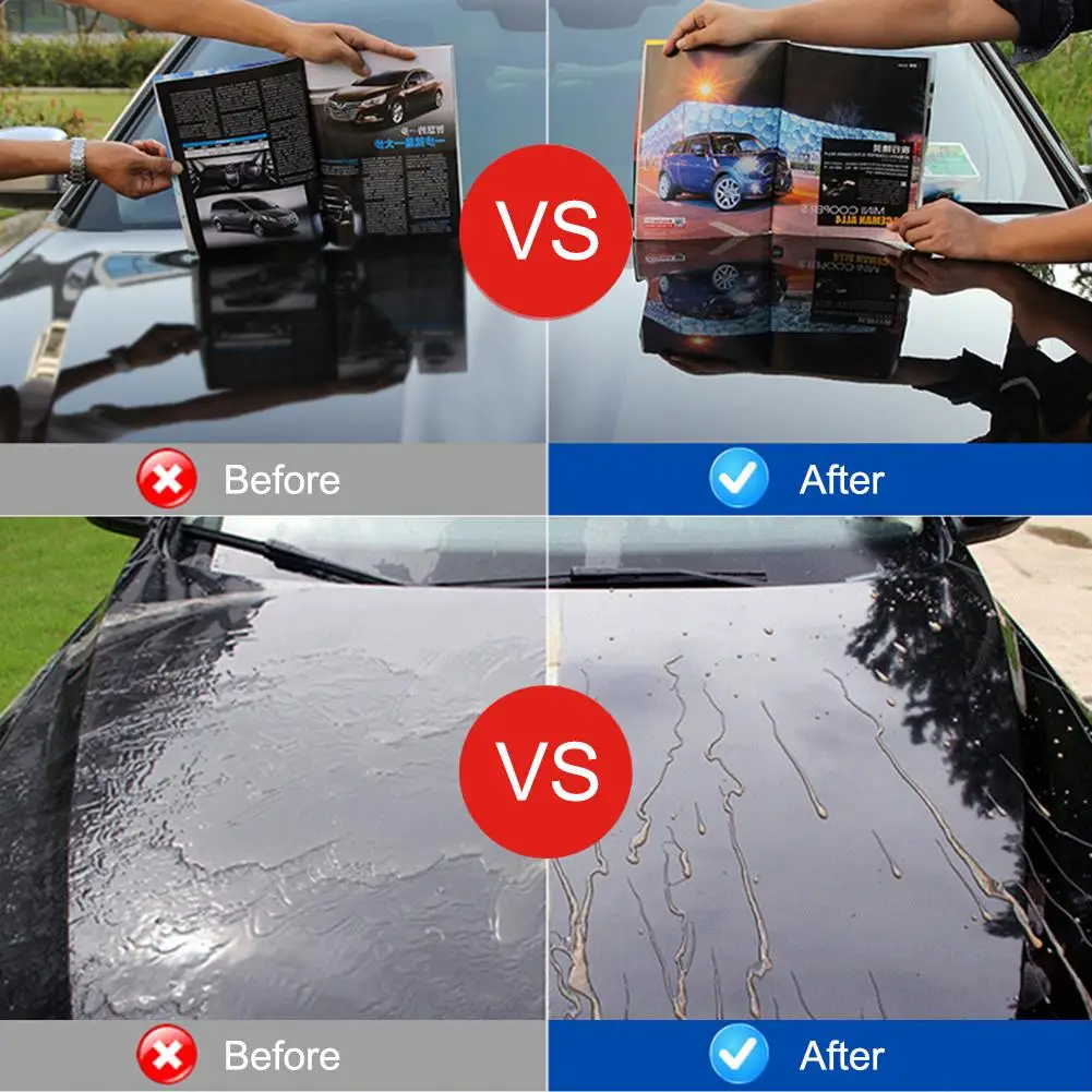 Premium Waterproof Car Wax Crystal Hard Wax Scratch Repair Maintenance Wax Paint Care Anti-fade Auto Repair Wax Polishing Wax