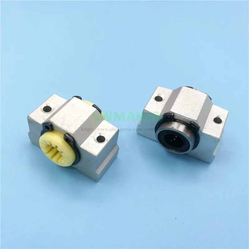 1pcs SCV8UU SC8V SC8VUU linear bearing block RJ4JP-01-08 / LM8UU in Aluminium Block for Repra Prusa i3 3D printer Rods shaft | Компьютеры