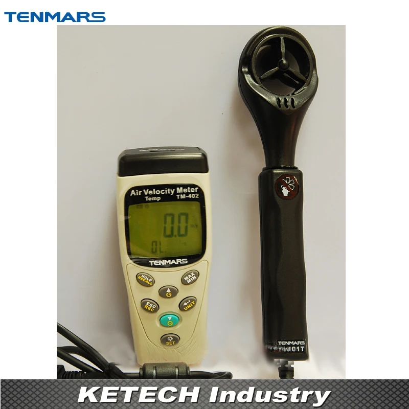 

Air Speed Tester Temperature and Humidity Meter Anemometer Tester TM402