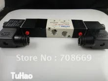 Válvula Solenóide DC12V 4V230-08C 5 Vias Válvula De Controle de Pressão