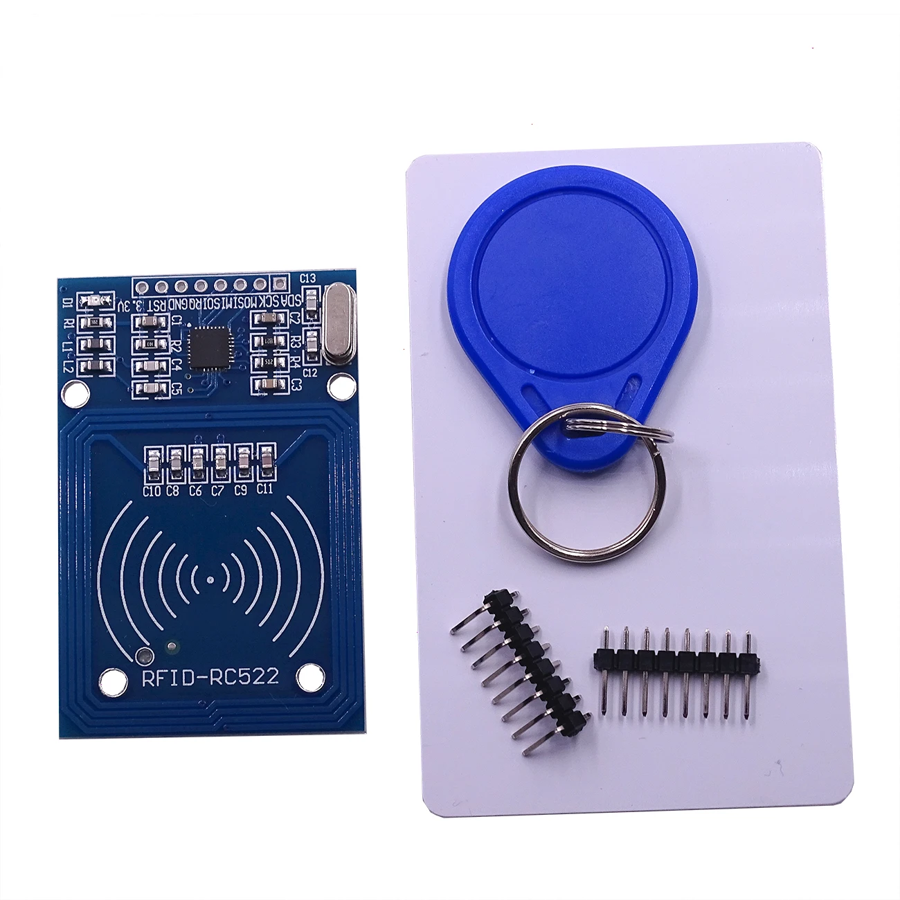 1 шт. MFRC 522 RC522 RFID RF IC карта Индуктивный модуль с бесплатной S50 Fudan картой брелок