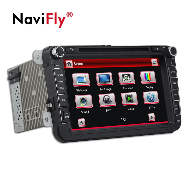 Flash Deal NaviFly 8" Car dvd multimedia player radio audio for VW Volkswagen GOLF 5 6 Skoda Octavia SEAT Polo Passat Tiguan Touran 1