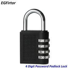 Best Offers 4 Digits Combination Password Padlock Lock Zinc Alloy Security Lock Suitcase Luggage Coded Lock Cupboard Cabinet Lock Anti-Theft Best Offers 4 Digits Combination Password Padlock Lock Zinc Alloy Security Lock Suitcase Luggage Coded Lock Cupboard Cabinet Lock Anti-Theft
