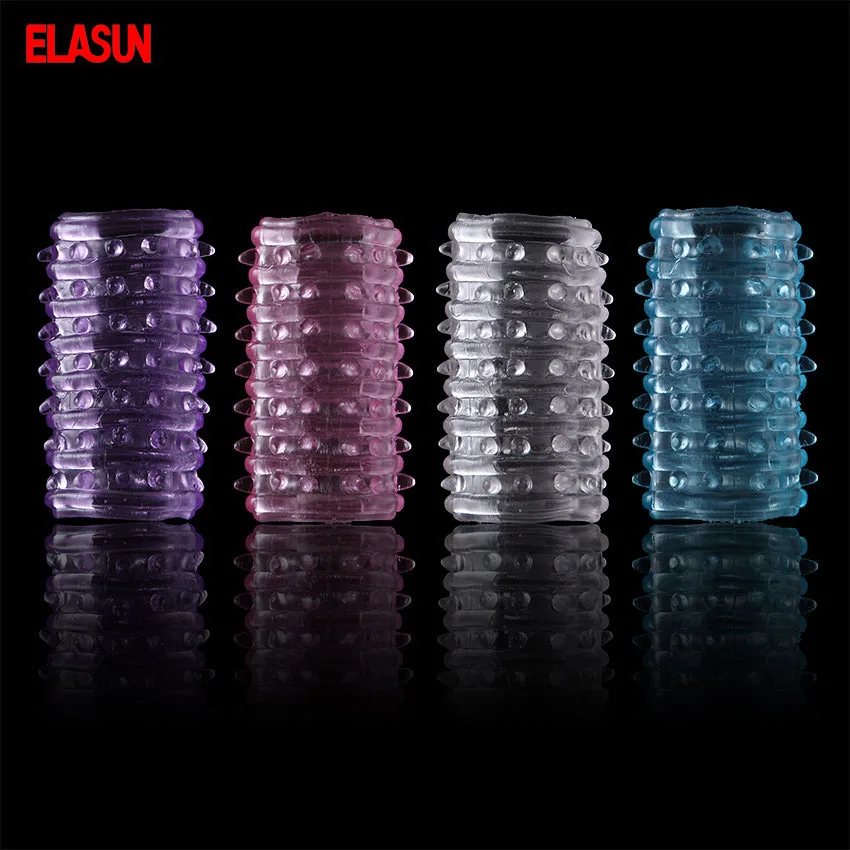 5 Pcs Adjustable Silicone font b Condom b font Penis Sleeve Sex Tool Head To Penis
