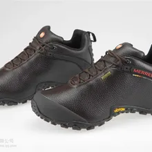Новое поступление Merrell Мужская Уличная походная обувь, коричневая кожаная верхняя обувь