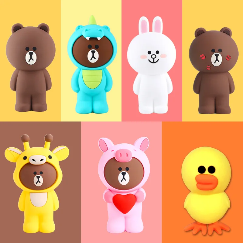 

Little Bear Silicone Pen Case Large-capacity Rabbit Pencil Pouch School Supplies Children's Day Gift
