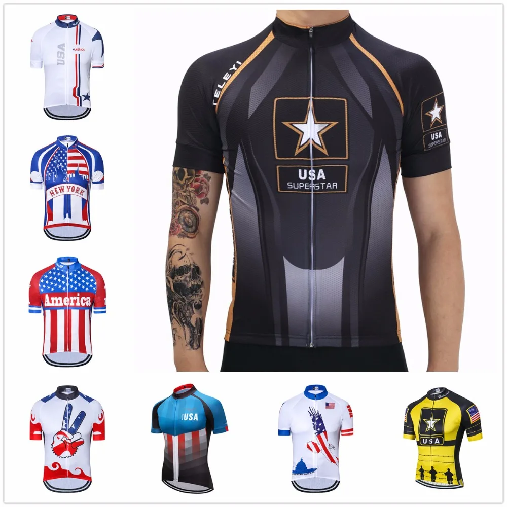 Road cycling jersey youth Short sleeve Mens Mountain Bike jersey summer