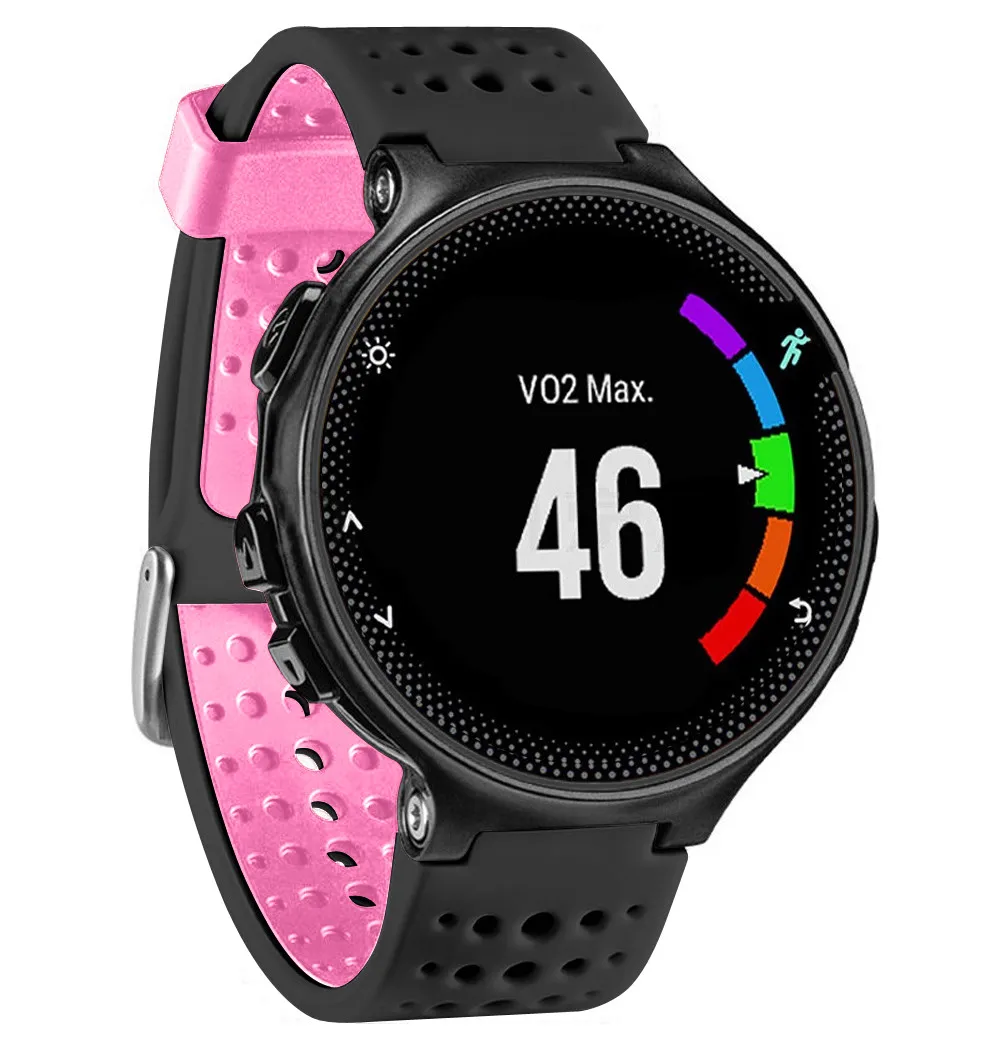 HIPERDEAL запасной ремешок для часов из мягкого силикона Garmin Forerunner 235 15J Прямая