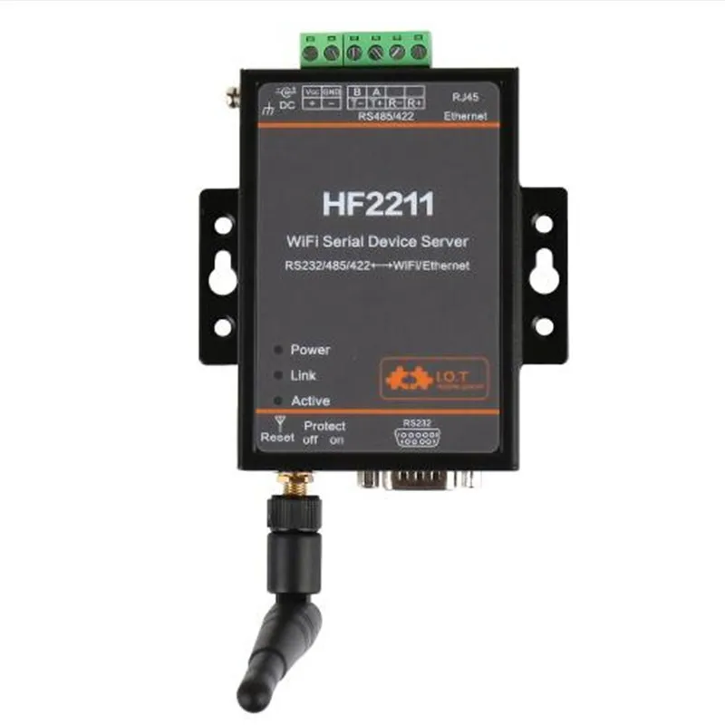 Wi-Fi модуль 2211/2221 промышленный Modbus Последовательный RS232 RS485 RS422 к Wifi Ethernet конвертер устройство TCP IP Telnet Modbus 4M Flash