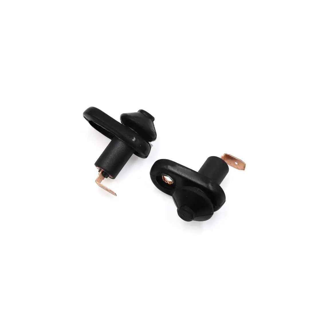 uxcell 4pcs Universal Car Interior Door Jamb Courtesy Light Lamp Switch Button Black