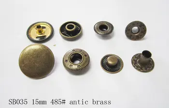 

200 sets Leather craft Rapid Rivet Button METAL Snaps Fasteners 15mm