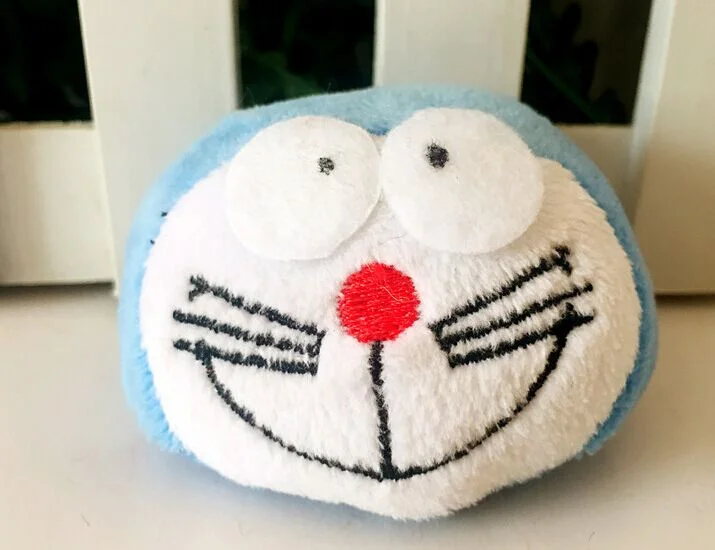 

mini cute cartoon doraemon gift toy , 3CM stuffed plush Toy Doll ; string pendant Toy Doll , soft toys for bouquet