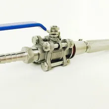Сварочный Расширенный кулер Базука, " фильтр bazooka, шаровой клапан из 3 частей, 1/2" шлангов, оборудование для пивоварения