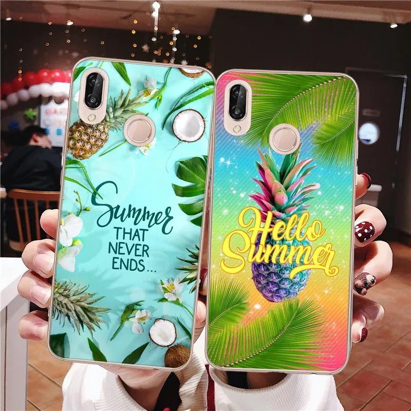 

For Huawei P8 Lite 2017 P10 P10Lite P20 Lite P20Pro Mate 10Lite Mate 20Pro P30 Lite P30 Pro Soft silicone TPU Summer Phone Cases