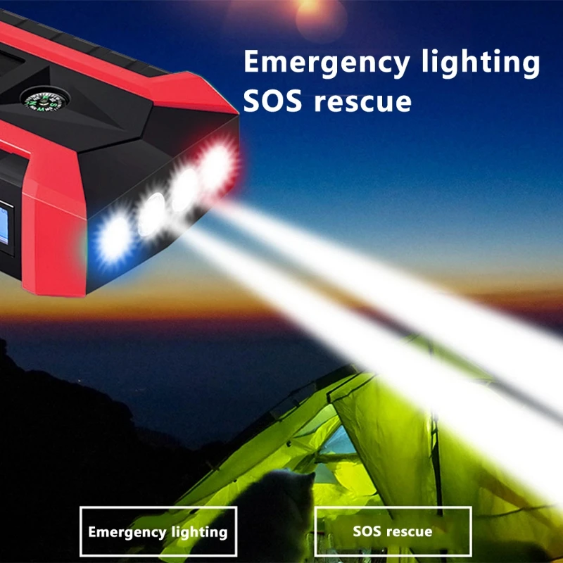 89800mAh 4 USB Portable Car Jump Starter Pack Booster Charger Battery Power Bank 89800mAh 4 USB Portable Car Jump Starter Pack Booster Charger Battery Power Bank