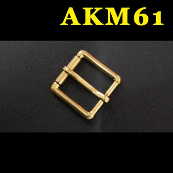 

(AKM61) 2pc Vintage Solid Brass Belt Buckle High-quality buckle Leathercraft
