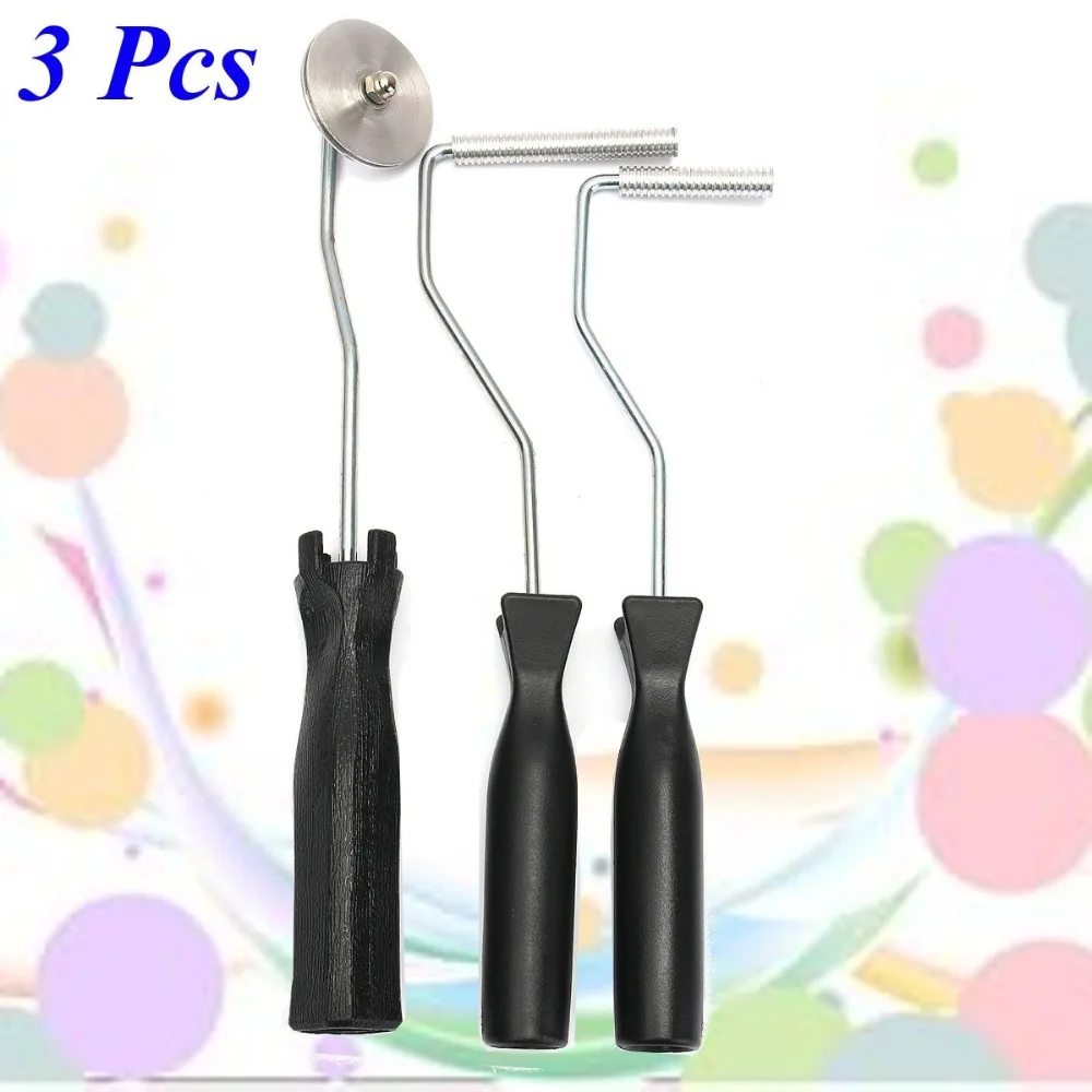 Kit De Rouleau De Stratification De Palette De Bulle De Fibre De Verre 3Pcs JE