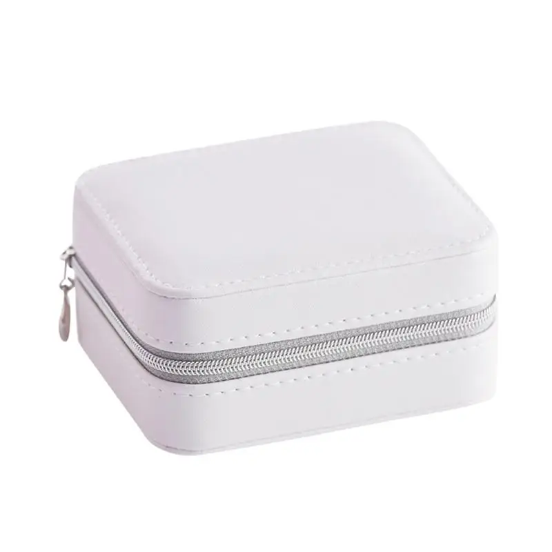 Small Multifunction PU Leather Storage Organizer Jewelry Box Portable Travel Case | Дом и сад