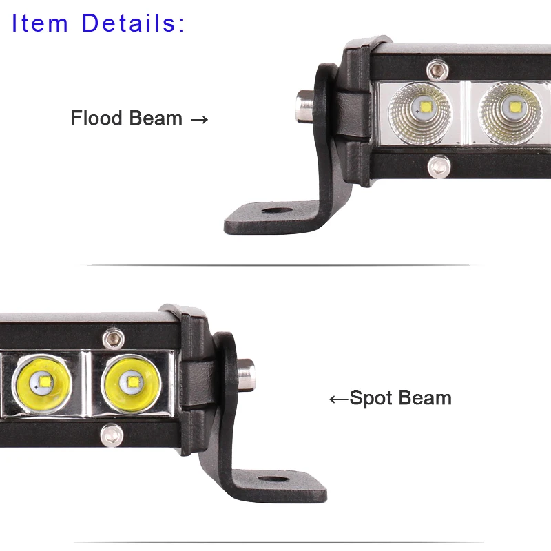 MYC-7-18W-25-72W-49-144W-Super-Mini-Led-Light-Bar-Combo-Spot-Beam-Single (2)