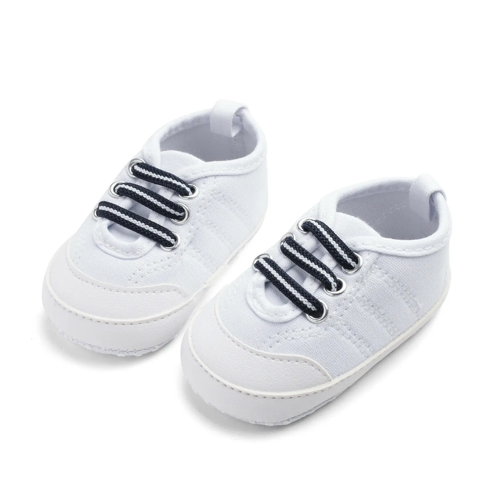 Детская летняя обувь для новорожденных, детская обувь для маленьких девочек, обувь для малышей с мягкой подошвой, одноцветная обувь для начинающих ходить 0-18 м - Цвет: Белый