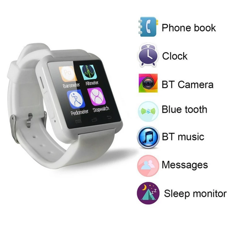 Smart Watch U8 Smartwatch Clock Sync Notifier Support Bluetooth Connectivity For Android Phone Sport Smart watches PK A1 GT08 X6 Smart Watch U8 Smartwatch Clock Sync Notifier Support Bluetooth Connectivity For Android Phone Sport Smart watches PK A1 GT08 X6