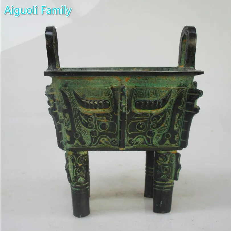 

Collectible Chinese Bronze Carved incense burner / chinese Temple Censer