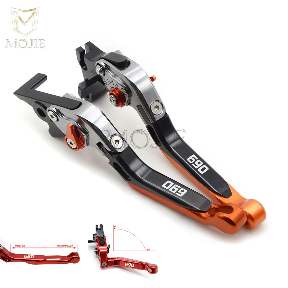 

For KTM 690 Duke R 690 Enduro R 690 Duke SMC SMCR SMC-R 2008-2016 Motorcycle Adjustable Folding Extenable Brake Clutch Levers