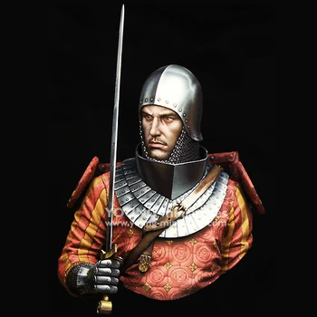

1:10 Resin Figure Bust Model Medieval Knight 14th Century Historical Theme X119