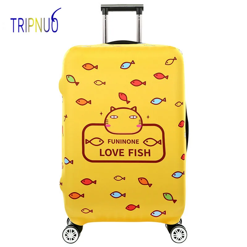 

TRIPNUO Travel Accessories Suitcase Protective Covers Elasticity Small Fish Luggage Covers for 18-32inch Thickest Suitcase Cover