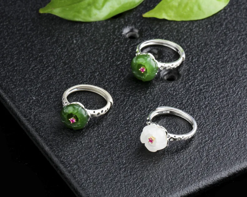 

Fashion Jewelry Hand Made Birthday Gift S925 Sterling Silver Solid Silvery anillos mujer Tortoise Cocktail bohemia Party Rings
