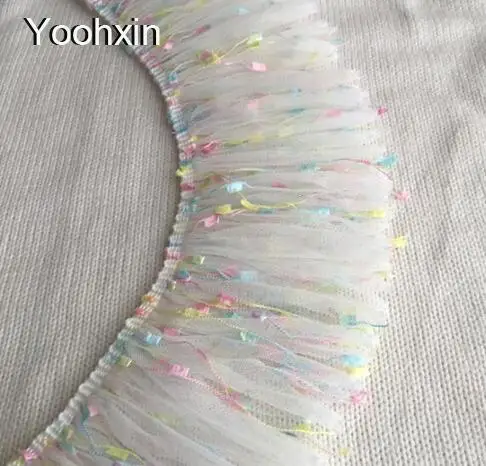 

10CM Wide HOT Embroidery white 3D flower lace fabric trim ribbon DIY sewing applique collar fringe craft wedding guipure supply