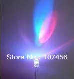 1000 шт. 3 мм RGB 7 цветов медленная вспышка LED-светодиод(LED) новые 3 мм прозрачный RGB LED