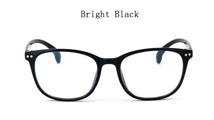 Ретро женские очки, прозрачные очки, оправа с рисовыми заклепками, мужские прозрачные стеклянные очки, компьютерные очки, оправы по рецепту A3 - Цвет оправы: 8