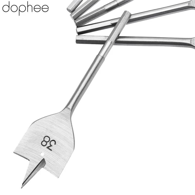 dophee Spade Flat Wood Drill Woodworking Tools Drill Bits Wood Boring Flat Head Spade Paddle Steel Tools Metric 35/38/40mm 1PC dophee Spade Flat Wood Drill Woodworking Tools Drill Bits Wood Boring Flat Head Spade Paddle Steel Tools Metric 35/38/40mm 1PC
