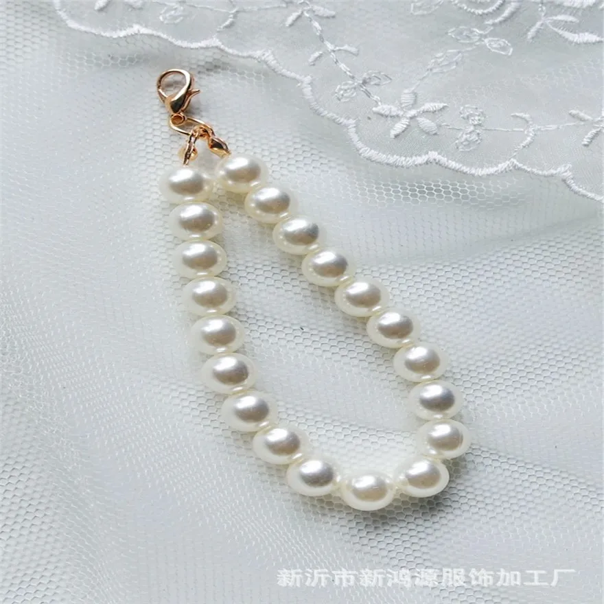 Новый модный жемчужный брелок для ключей женщин сумок автомобильных женские