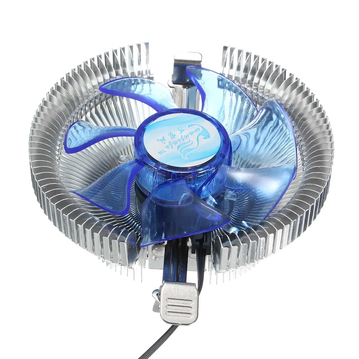 مروحة تبريد لوحدة المعالجة الرئيسية غرفة التبريد المبرد المشجعين الأزرق ضوء Led ل إنتل LGA775/1156/1155 i3/i5/i7 ل AMD AM2/AM2 +/AM3 ل AM4 Ryzen