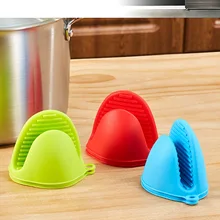 Кухонные силиконовые термостойкие перчатки зажимы изоляционные антипригарные противоскользящие горшочки держатель зажим для приготовления выпечки прихватки