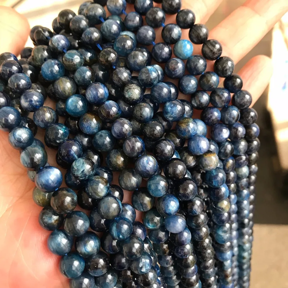 6mm Real Natural Kyanite Stone Beads For DIY Bracelet