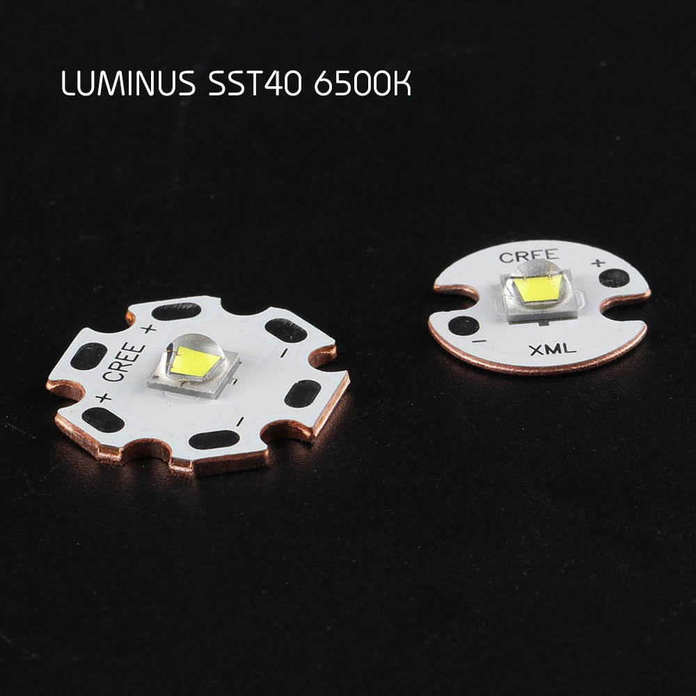 

luminus sst40 6500k with DTP copper board