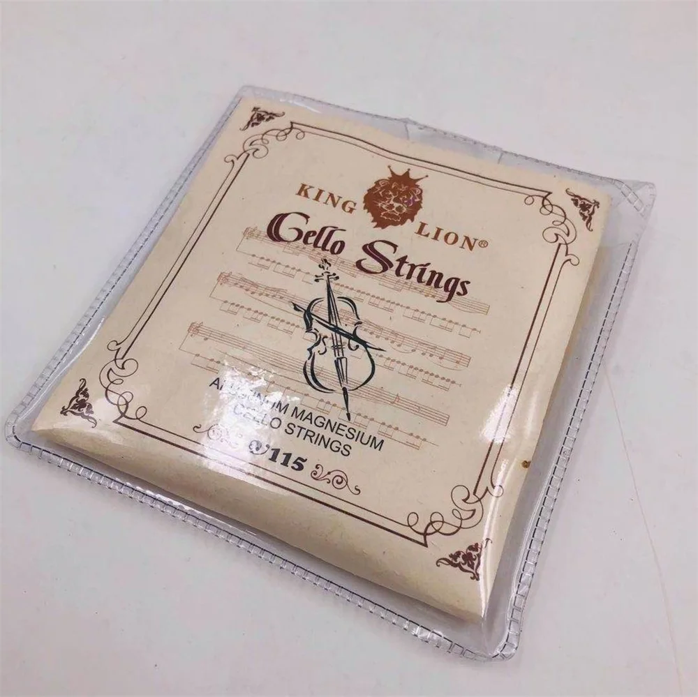 

5 sets of KING LION 3/4-4/4 size cello strings magaluma V115