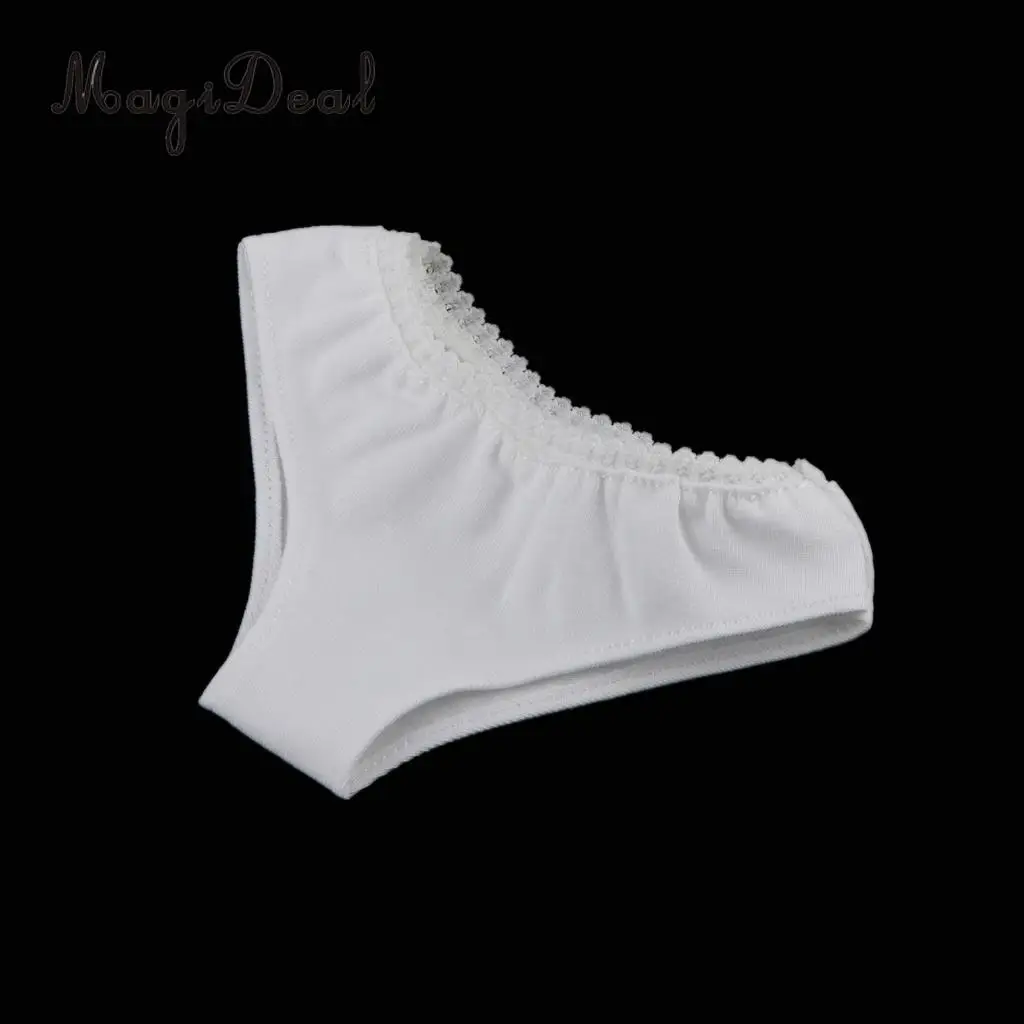MagiDeal Cotton 1/6 Solid White Underwear Briefs for 12 Inch BJD SD Dollfie American Dolls Sexy Clothes Dress Great Costome Acce