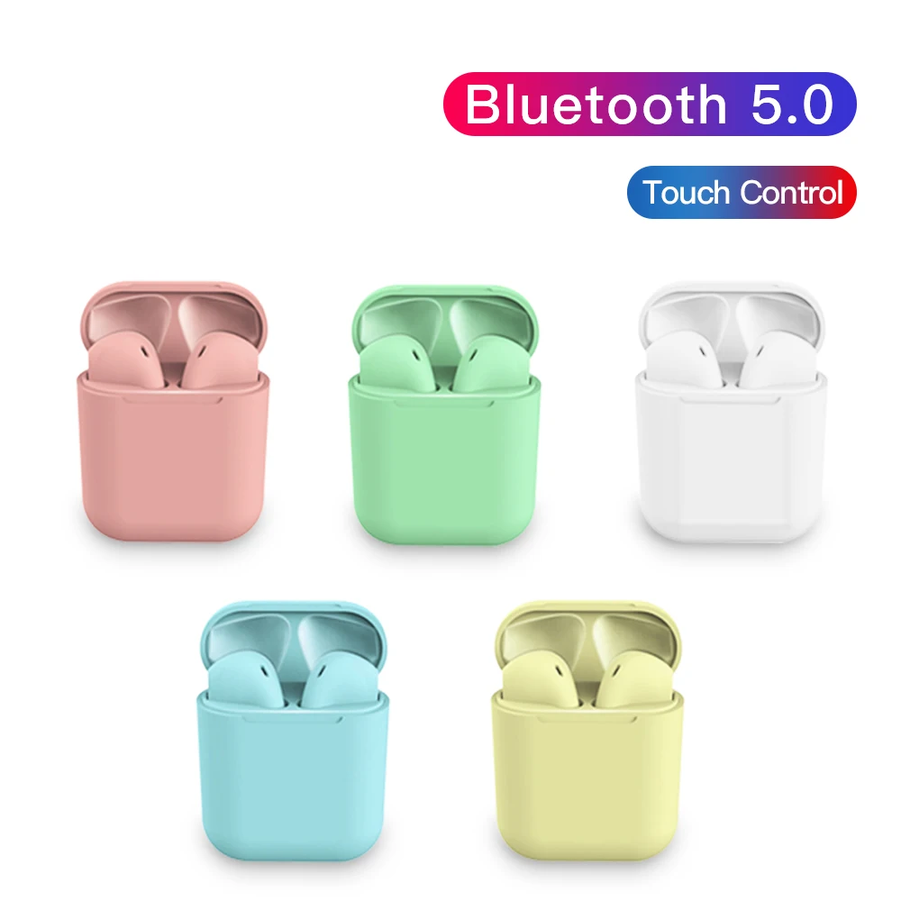 

5.0 Bluetooth Earphone HIFI Wireless Headphons Sport Earbuds Headset Touch Control With Charging Box For All Smart Mobile Phone