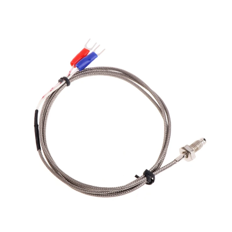 M6 винт зонда K Тип термопары 1 м промышленных Температура Сенсор провода кабеля # Aug.26