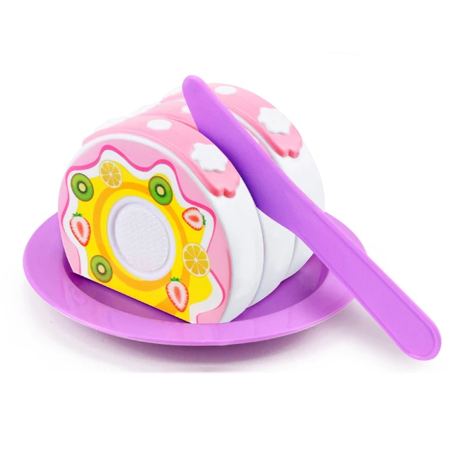 New Cutting Fruit Vegetable Toy Pretend Play Kitchen Toys Play House Miniature Plastic Cooking Food Kids Girls Educational Gift 4