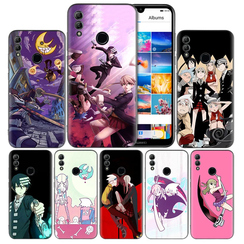 

Soul Eater Anime Silicone Case Cover for Huawei Honor 8X 8C 8A 8S 10 10i Lite Play V20 Y9 Y7 Y6 Y5 Prime 2018 2019