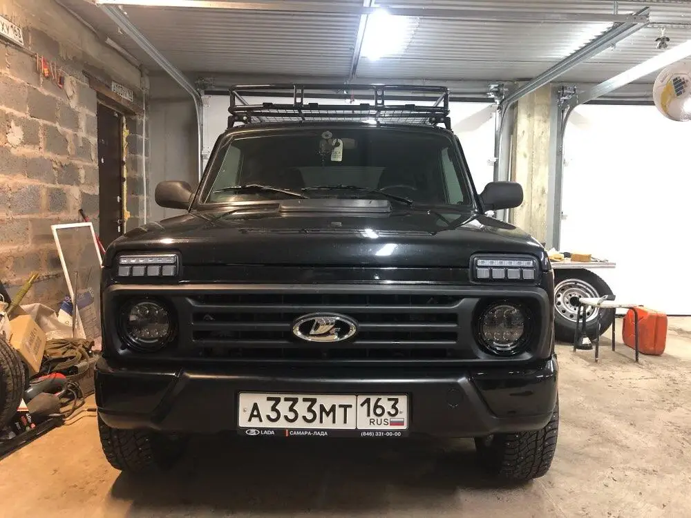 LED Daytime Running Lights for Lada Niva 4x4 1 set  2 pcs with Running Turn Signal Car Styling Accessories Tuning DRL (56)