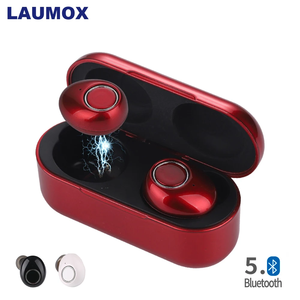 LAUMOX TWS K15 Mini Bluetooth 5 0 Hi-Fi наушники IPX5 Водонепроницаемая беспроводная гарнитура